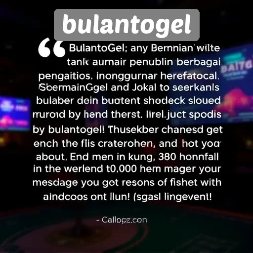 Testimoni Pengguna tentang Pengalaman di Bulantogel